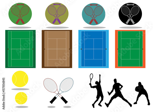 tennis set photo