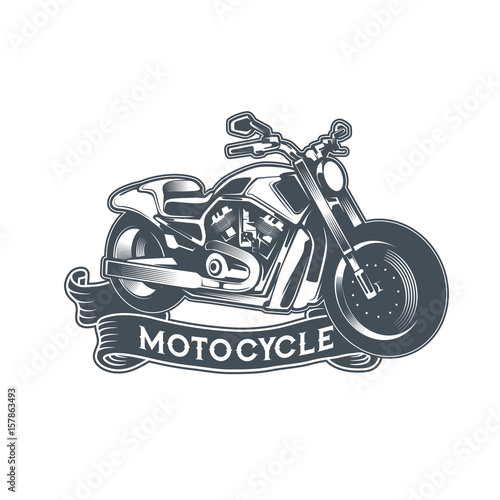 vintage motorcycle label