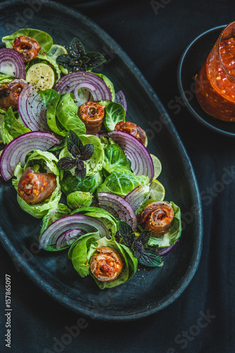 sashimi Ahi tuna salad