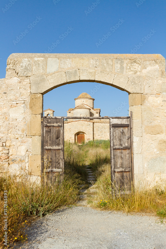 Panayia Kanakaria Monastery Church, Cyprus- portrait view