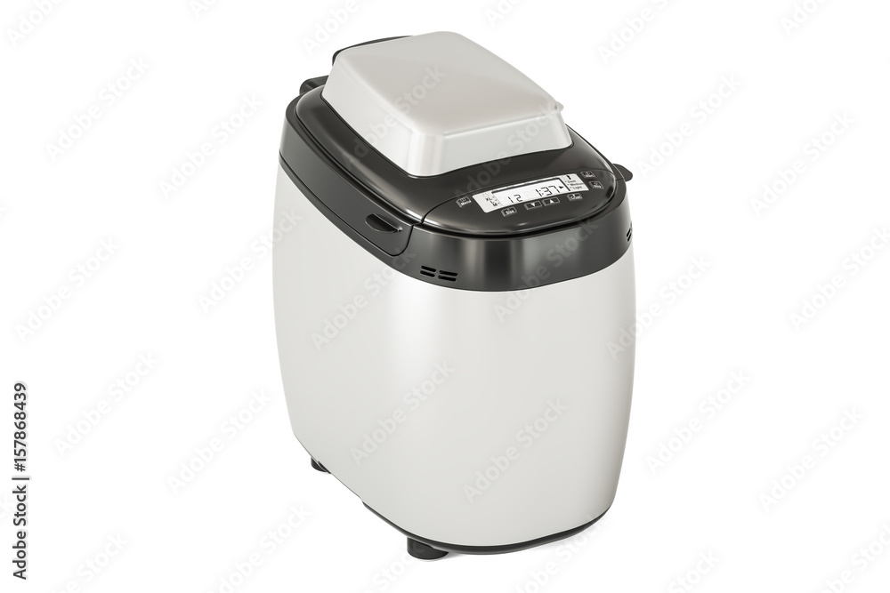 Modern bread making machine, 3D rendering Modern bread making machine, 3D rendering