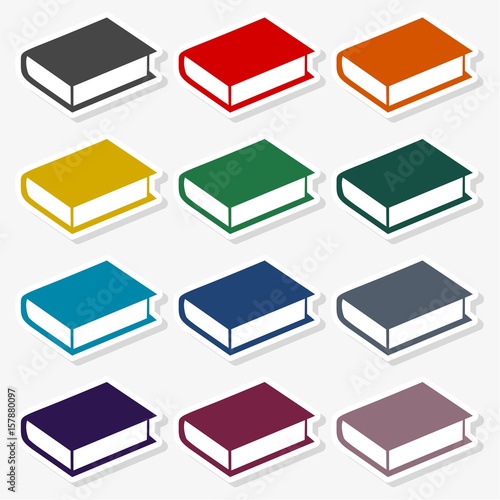 Closed book icon - Illustration