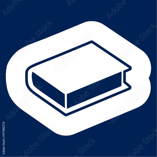 Closed book icon - Illustration