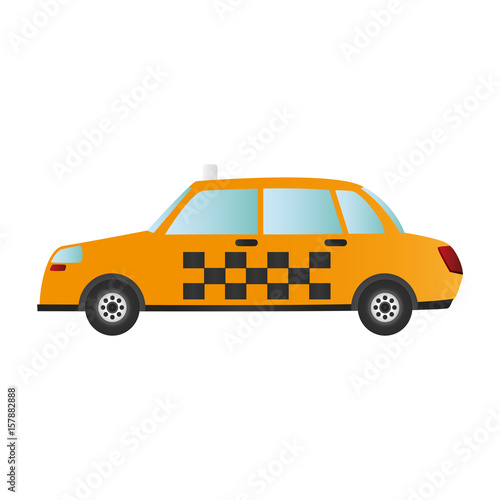 Fototapeta Naklejka Na Ścianę i Meble -  classic taxi icon image vector illustration design 