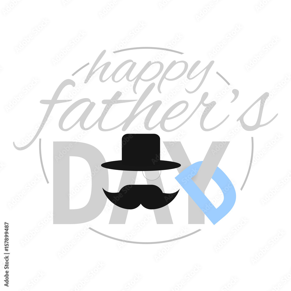 Happy father's day vector illustration Happy father's day vector illustration