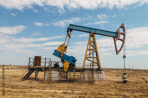 Oil pump in western Kazakhstan