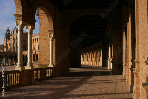 Spanish Square in Seville Spain