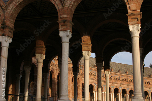 Spanish Square in Seville Spain