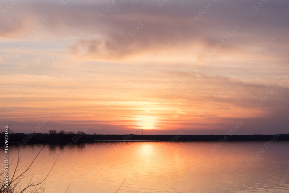 Lake Sky at Sunset