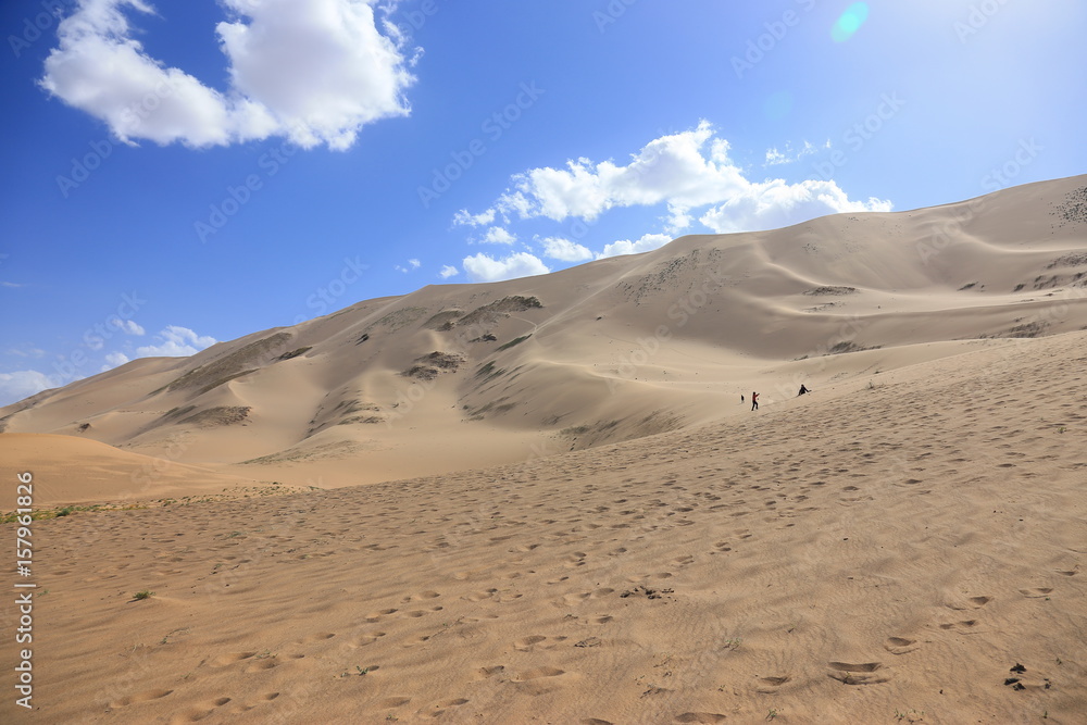 sand dune desert at Mongolia