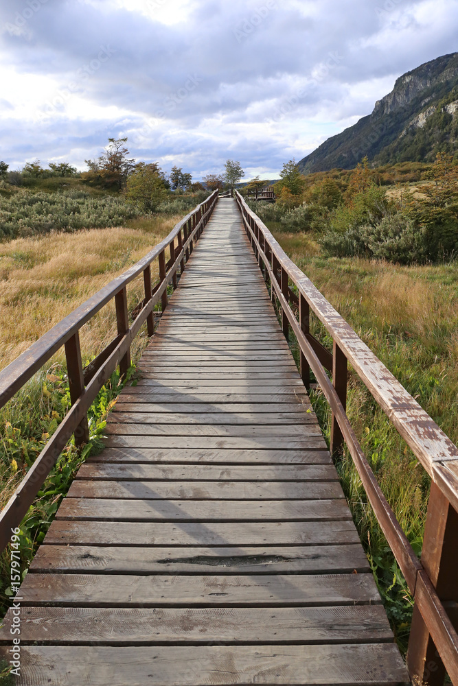 Boardwalk in Ushuaia