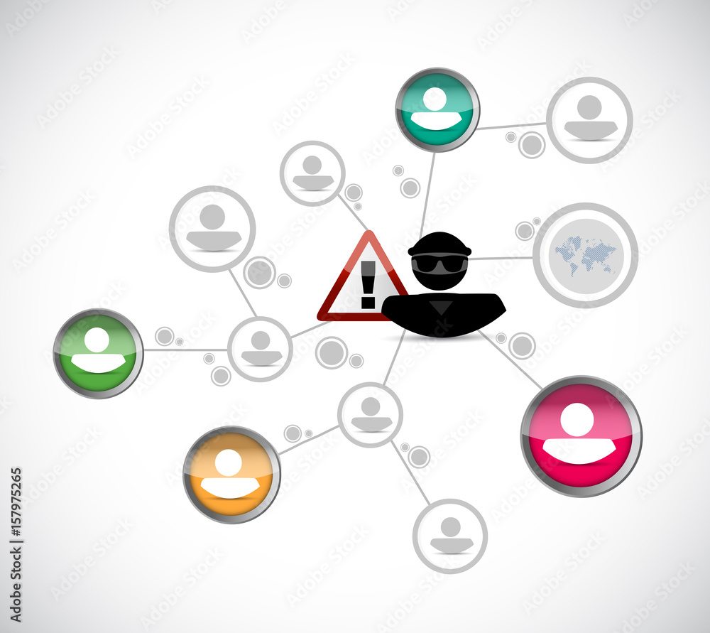 hacker stealing person information network concept hacker stealing person information network concept