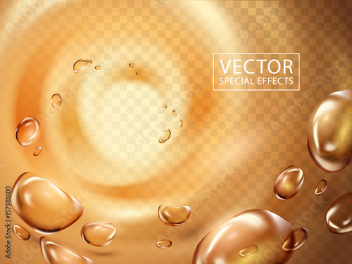 water drop elements