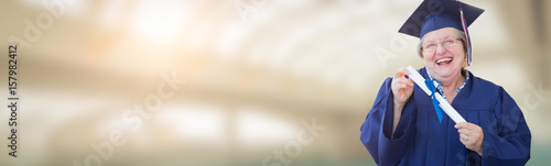 Banner of Happy Senior Adul...