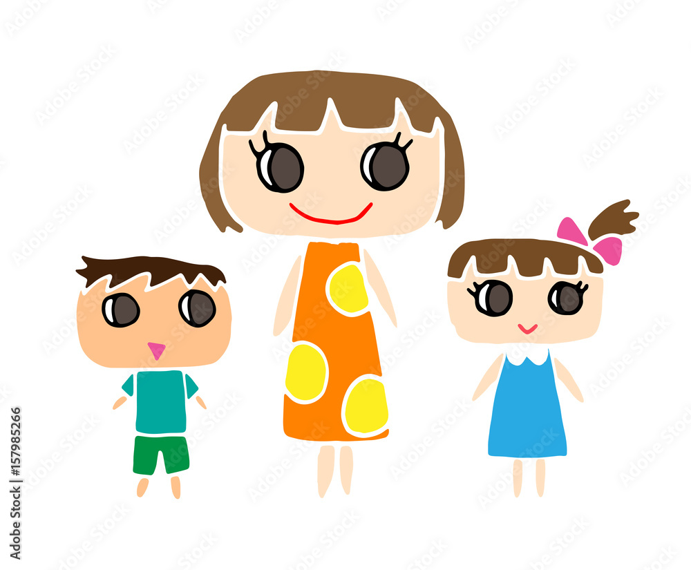 親子のイラスト 親子のイラスト