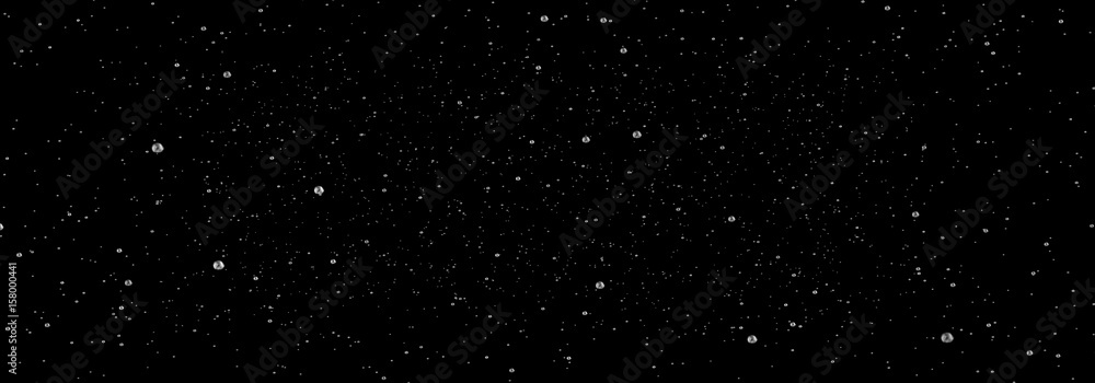 panoramic view beautiful water drop frozen in time, black background, panoramic view water fountain in slow motion, magic raindrop freez panoramic view beautiful water drop frozen in time, black background, panoramic view water fountain in slow motion, magic raindrop freez