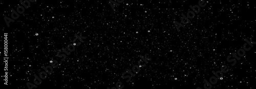 Foto panoramic view beautiful water drop frozen in time, black background, panoramic
