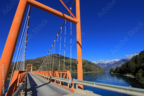 General Carrera Bridge, Bertrand Lake, Carretera Austral Chile photo