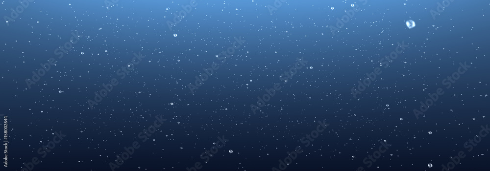 panoramic view beautiful water drop frozen in time, blue background, panoramic view water fountain in slow motion, magic raindrop freez panoramic view beautiful water drop frozen in time, blue background, panoramic view water fountain in slow motion, magic raindrop freez