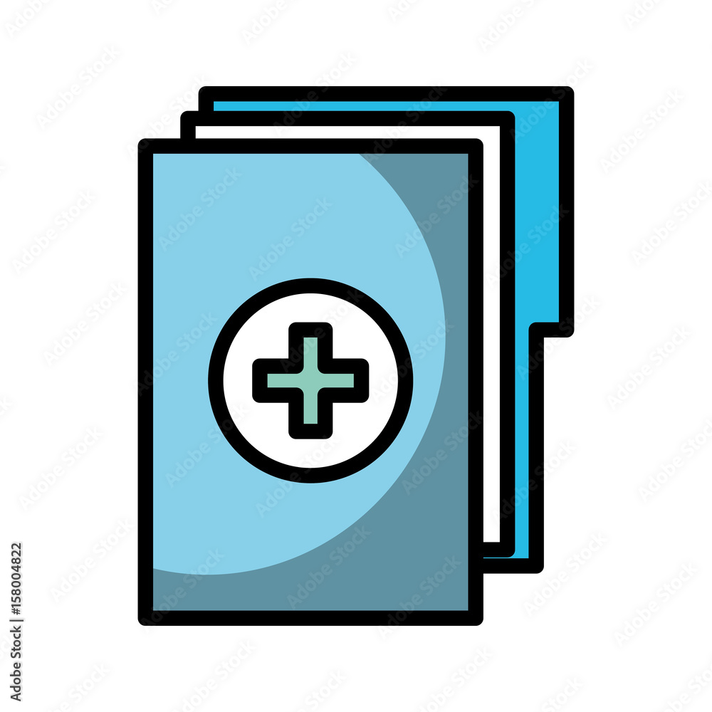 shadow blue medical history folder vector graphic design shadow blue medical history folder vector graphic design