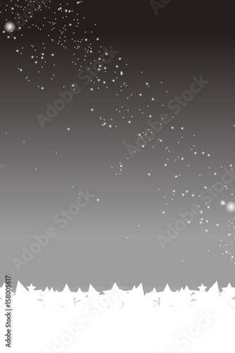 背景素材壁紙,七夕飾り,お祭り,笹の葉,夜景,星空,短冊,天の川,天の河,たなばた,竹,キラキラ,夏