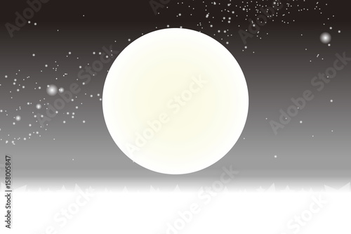 背景素材壁紙,夜景,星空,天の川,天の河,キラキラ,秋,十五夜,お月見,満月,月夜,中秋の名月,月光