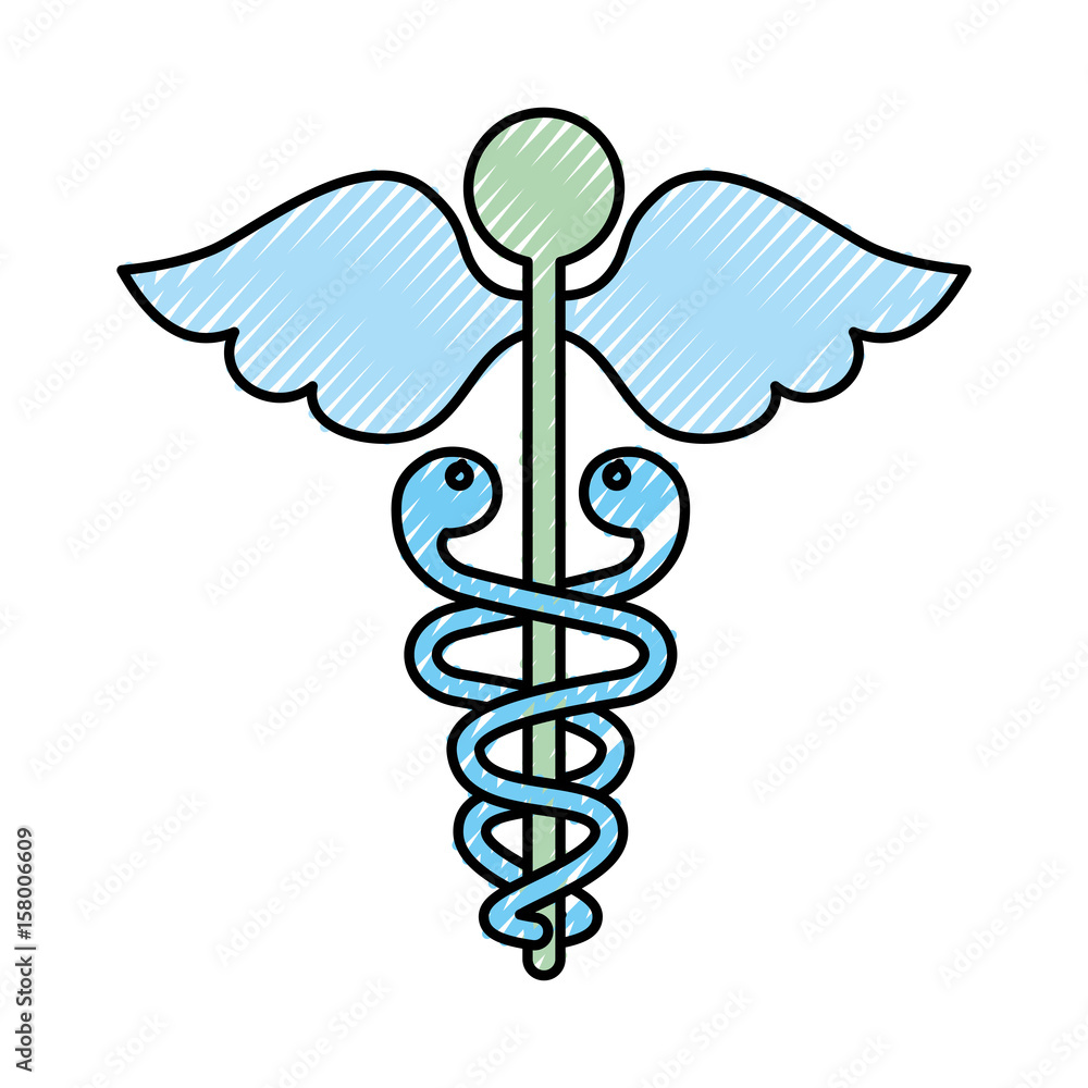 scribble blue medical symbol vector graphic design scribble blue medical symbol vector graphic design