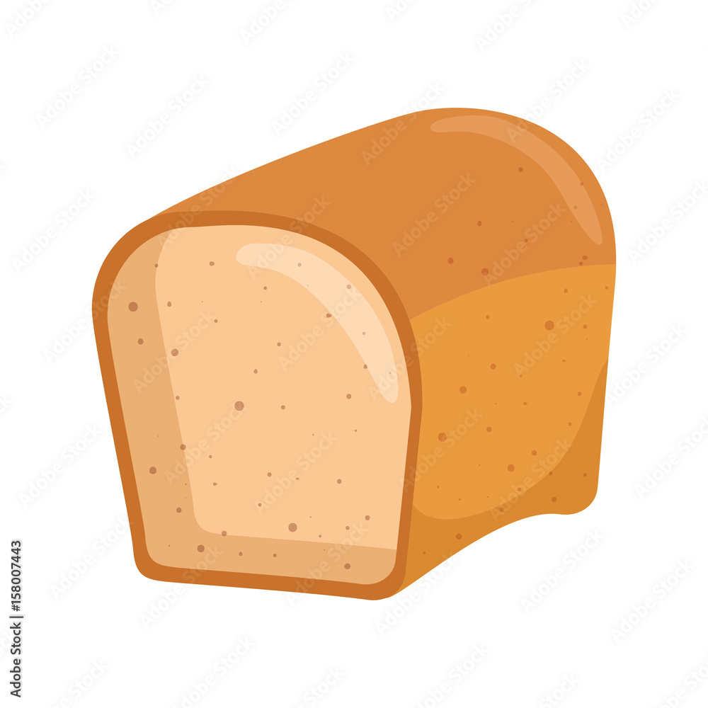 loaf icon over white background. vector illustration loaf icon over white background. vector illustration