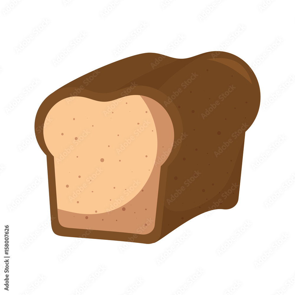 loaf icon over white background. vector illustration loaf icon over white background. vector illustration