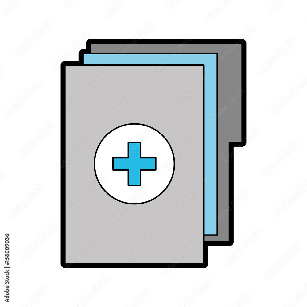 blue and grey medical history folder vector graphic design blue and grey medical history folder vector graphic design