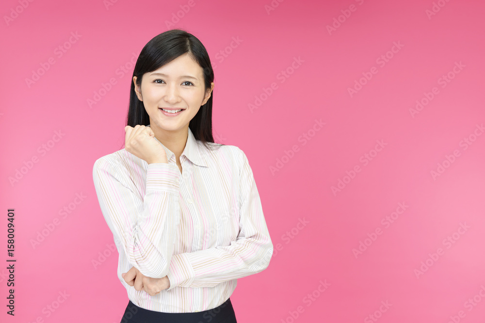 Obraz premium 笑顔の女性