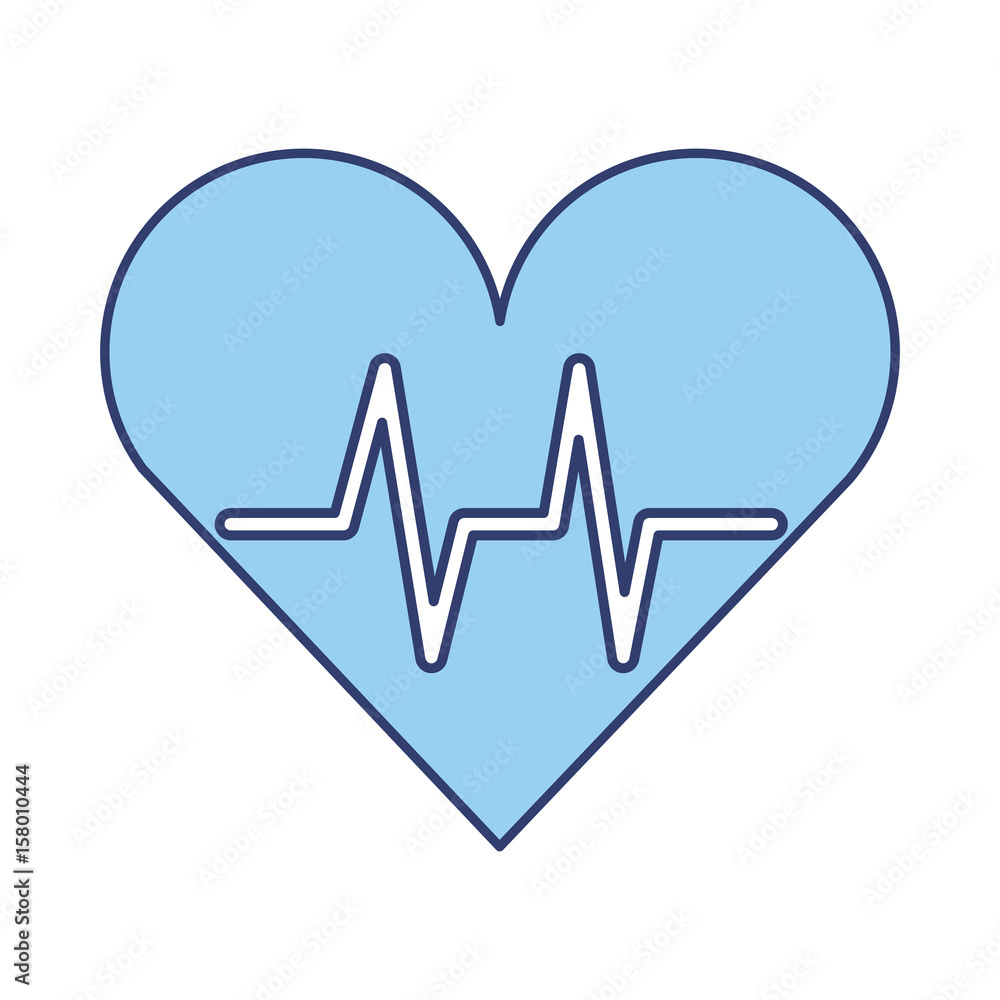 blue heart beat pulse cartooon vector graphic design blue heart beat pulse cartooon vector graphic design