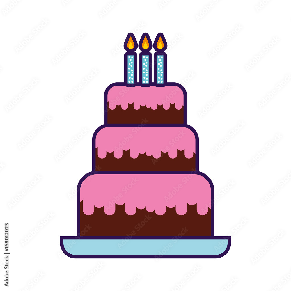 cute birthday cake cartoon vector graphic design cute birthday cake cartoon vector graphic design