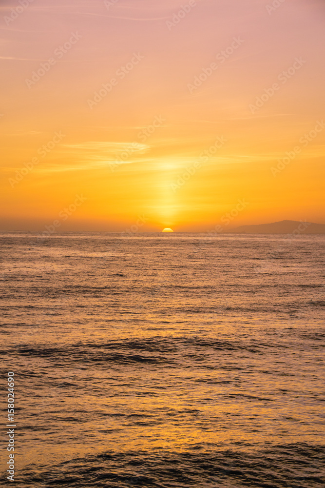 Sunset in Newport Beach, California 