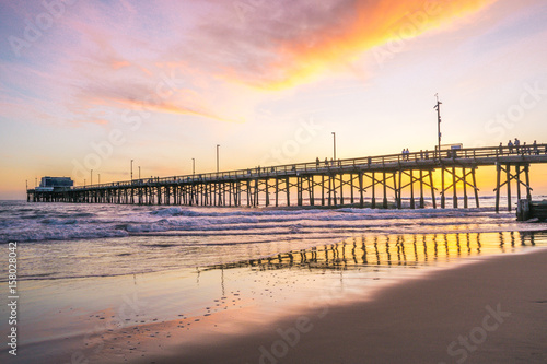 Newport Beach Sunset, Orange County, Southern California 