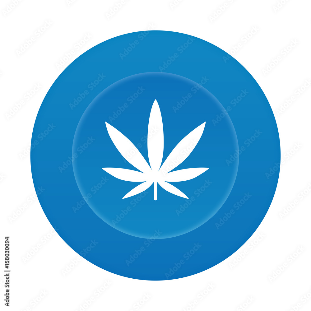 Runder 3D Button - Marihuana Runder 3D Button - Marihuana