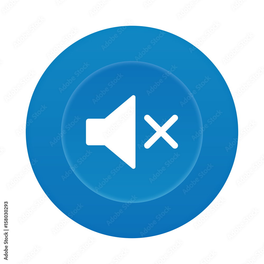 Runder 3D Button - Musik aus Runder 3D Button - Musik aus