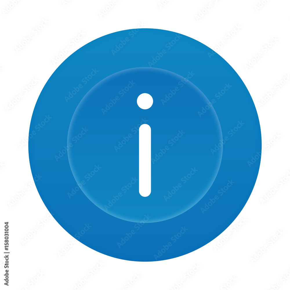 Runder 3D Button - Information - Service Runder 3D Button - Information - Service