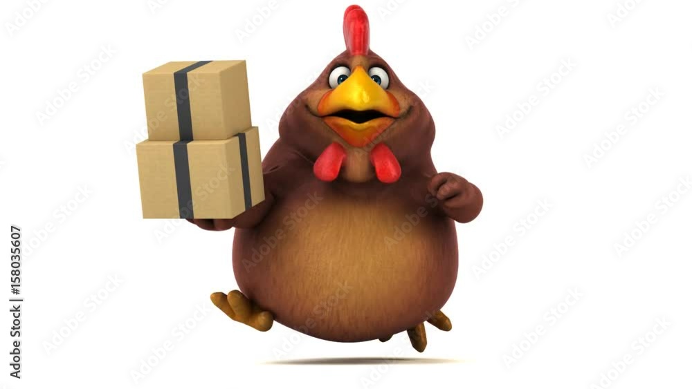 Fun chicken - 3D Animation Fun chicken - 3D Animation