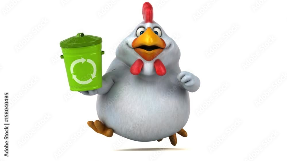 Fun chicken - 3D Animation Fun chicken - 3D Animation