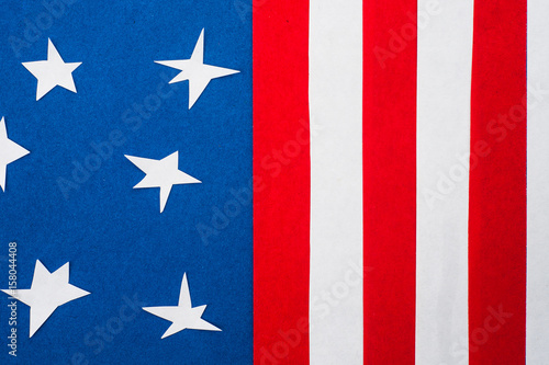 American USA flag day concept, National holiday, Concept of statehood, nation, unity. abstraction background photo