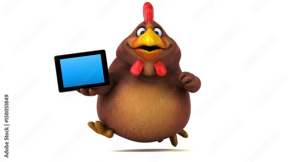 Fun chicken - 3D Animation Fun chicken - 3D Animation