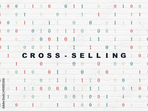 Finance concept: Cross-Selling on wall background