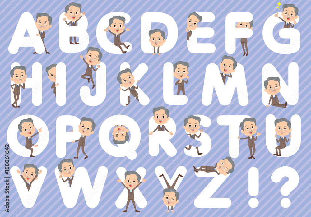 Double suit beard old man text box Double suit beard old man text box
