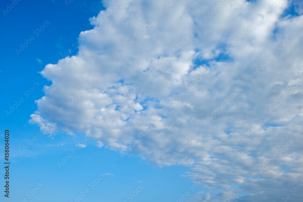 Obraz premium Altocumulus cloud on blue blue sky for background backdrop