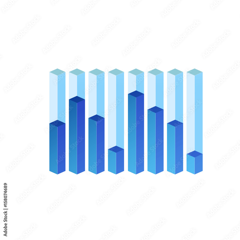 Business stats displayed as graph on a futuristic interface - Business concept Business stats displayed as graph on a futuristic interface - Business concept
