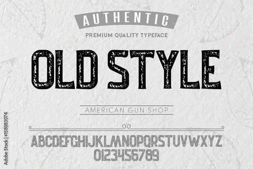 Font.Alphabet.Script.Typeface.Label.Old Style typeface.For labels and different type designs