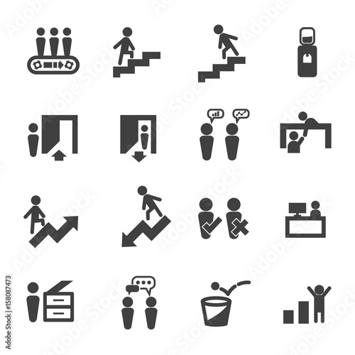 business icon vector job opportunity work and success