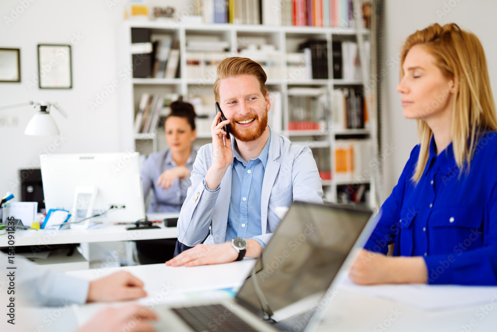 Business people using devices Business people using devices