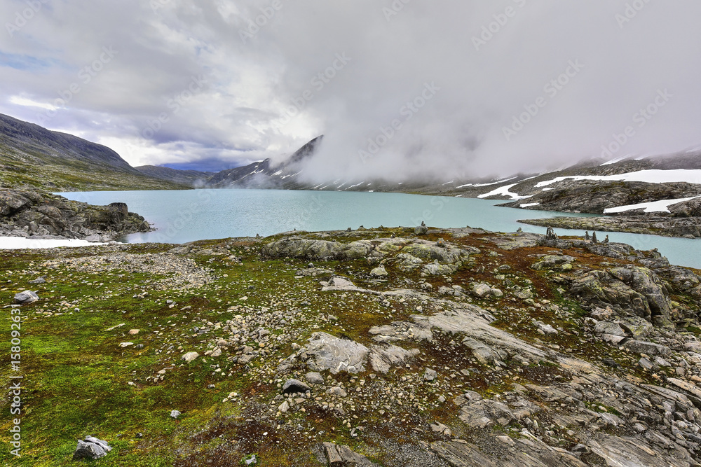 Beautiful landscape of Norway, around Oppland, Scandinavia